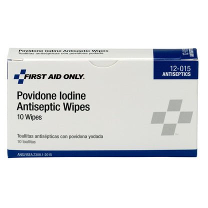 First Aid Only PVP Prep Pad 10% Strength Povidone Iodine Individual Packet Medium NonSterile (1203020_CS)
