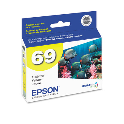 Epson® T069420-S (69) DURABrite Ink, Yellow (EPST069420S)