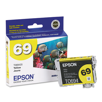 Epson® T069420-S (69) DURABrite Ink, Yellow (EPST069420S)