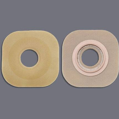 FlexWear™ Ostomy Barrier Precut, Standard Wear Without Tape 57 mm Flange Red Code System Hydrocolloid 1-1/2 Inch Opening (505940_BX)