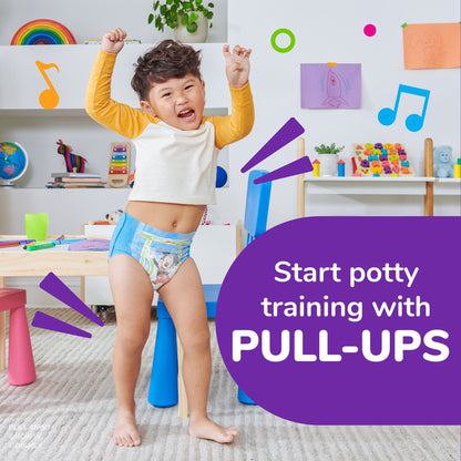 Pull-Ups® Male Toddler Training Pants Size 4T to 5T Disposable Moderate Absorbency (1160322_CS)