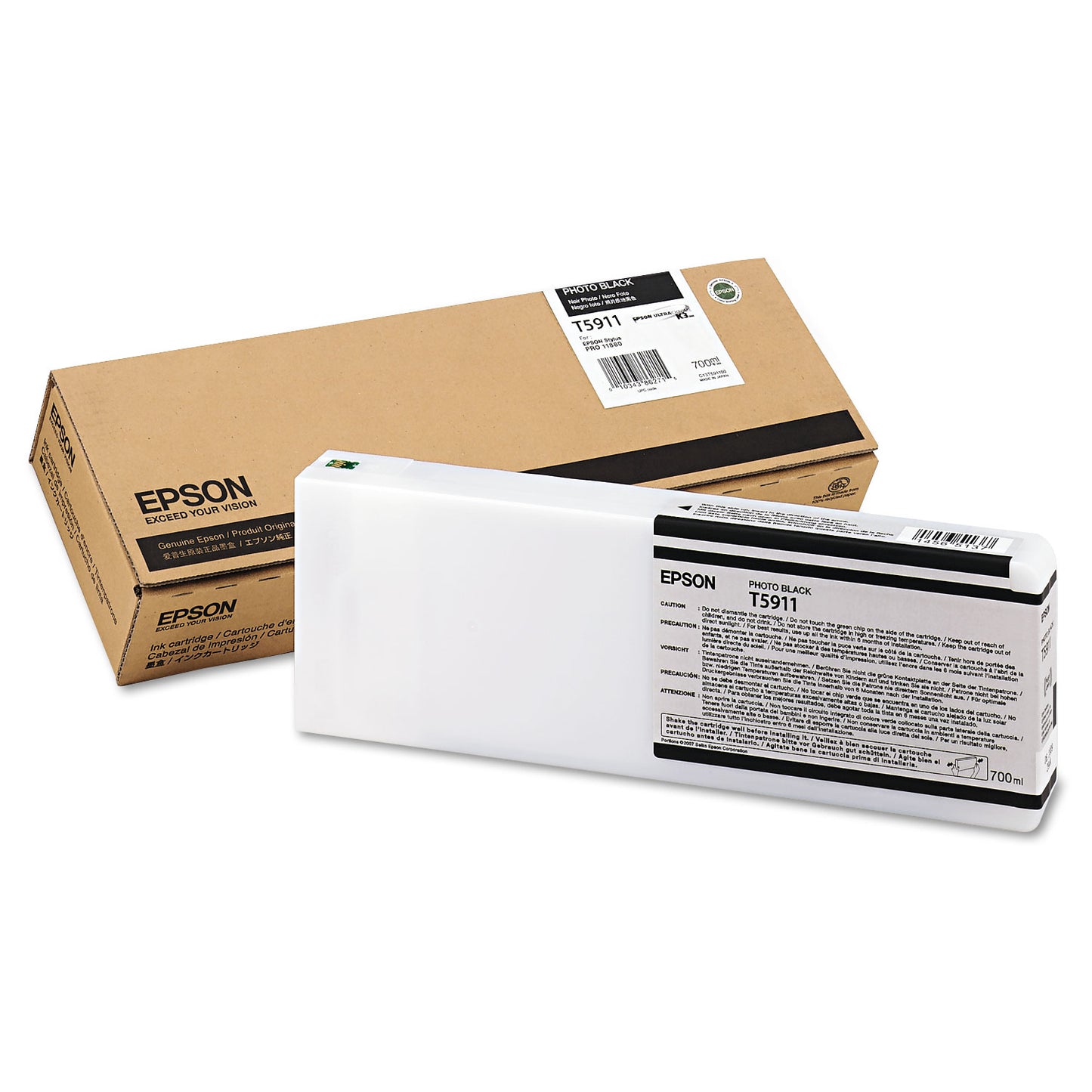 Epson® T591100 (59) UltraChrome K3 Ink, Photo Black (EPST591100)