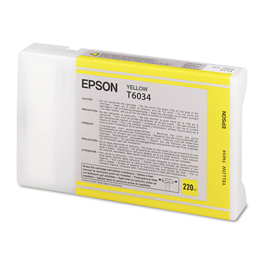 Epson® T603400 (60) UltraChrome K3 Ink, Yellow (EPST603400)