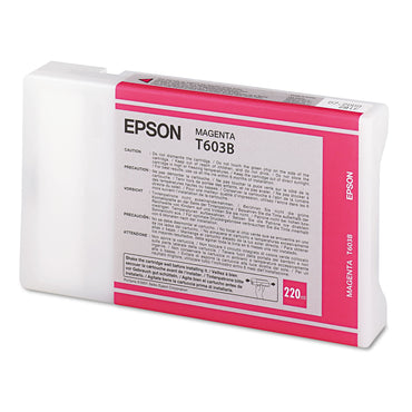 Epson® T603B00 (60) UltraChrome K3 Ink, Magenta (EPST603B00)