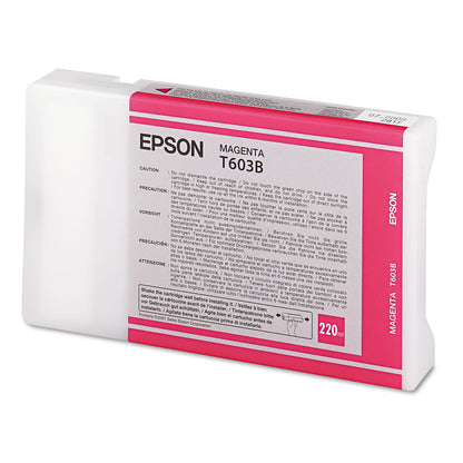 Epson® T603B00 (60) UltraChrome K3 Ink, Magenta (EPST603B00)