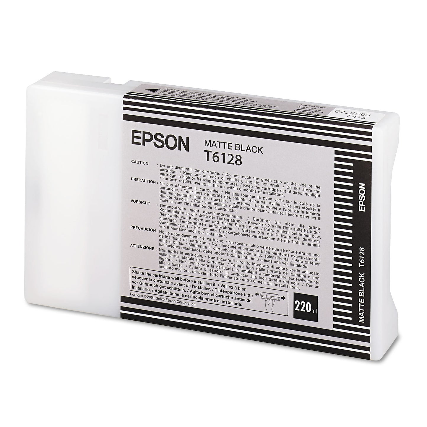Epson® T612800 (61) Ink, Matte Black (EPST612800)