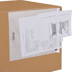 Global Industrial Packing List Envelopes, 12"L x 10"W, Clear, 500/Pack (WB354709)