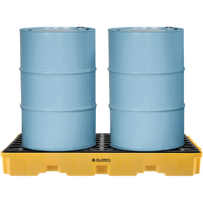 Global Industrial 2 Drum Spill Containment Modular Platform (WB988952)