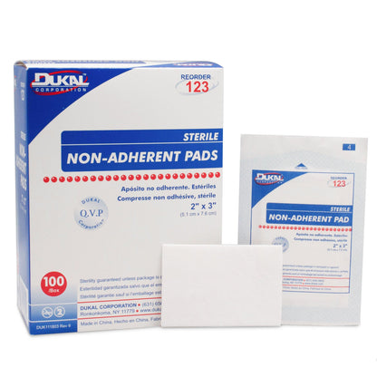 Dukal™ Non-Adherent Dressing 2 X 3 Inch Sterile 1 per Pack (327221_BX)