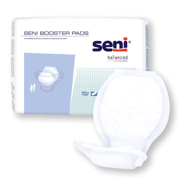 Seni® Booster Pad 25 Inch Length Moderate Absorbency Super Absorbent Core One Size Fits Most (1163832_CS)