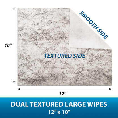 Touch Point® Scrubbing Wipes, 12"x10", 72/canister, 6 canisters/Case (HOS36072)