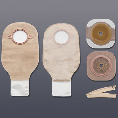 New Image™ Ileostomy / Colostomy Pouch Two-Piece System 12 Inch Length Flat, Trim to Fit Up to 1-3/4 Inch Stoma Drainable (532947_BX)