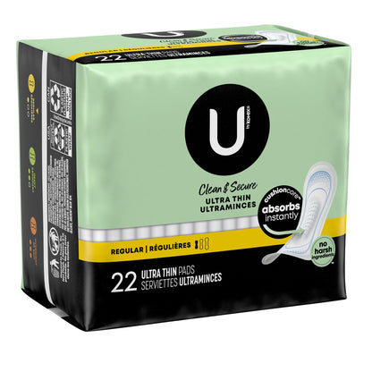 U by Kotex® Feminine Pad Ultra Thin Regular Absorbency (1094708_BG)