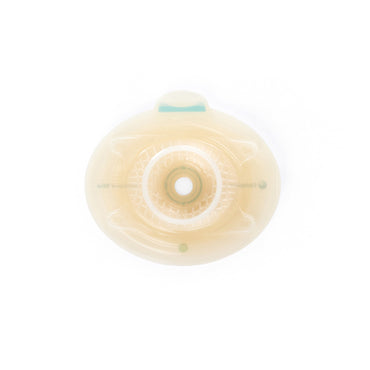 SenSura® Mio Click Ostomy Barrier Trim to Fit, Standard Wear Elastic Adhesive 40 mm Flange Green Code System 3/8 to 3/4 Inch Opening (1006238_BX)