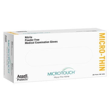 Micro-Touch® Micro-Thin Exam Glove Small NonSterile Nitrile Standard Cuff Length Textured Fingertips Blue Not Rated (895545_BX)