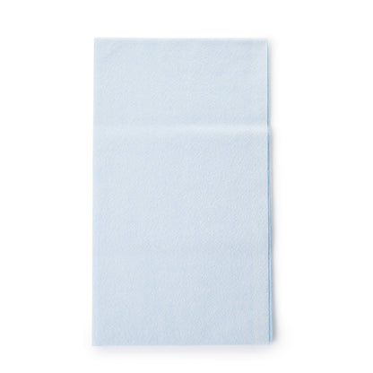 McKesson Stretcher Sheet Flat 40 W X 72 L Inch Blue 50% Cellulose Tissue / 50% Polyethylene Film Disposable (278382_CS)