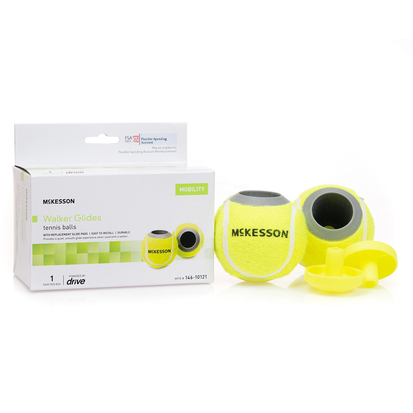 McKesson Tennis Ball Glide For Walker (1095258_CS)