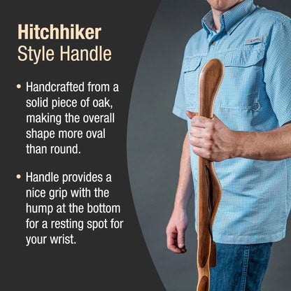 Brazos™ Twisted HitchHiker Walking Stick Wood 48 Inch Height Red (1229043_EA)
