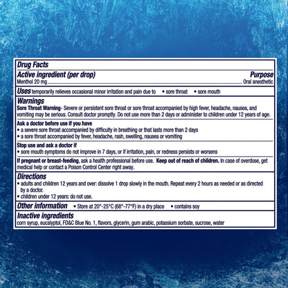 Vicks® Sore Throat Relief Drop 18 per Bag (1229271_BG)