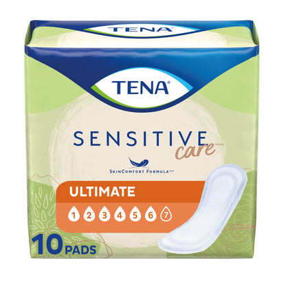 TENA® Sensitive Care Ultimate Bladder Control Pad 16 Inch Length Heavy Absorbency Dry-Fast Core™ One Size Fits Most (1059420_CS)