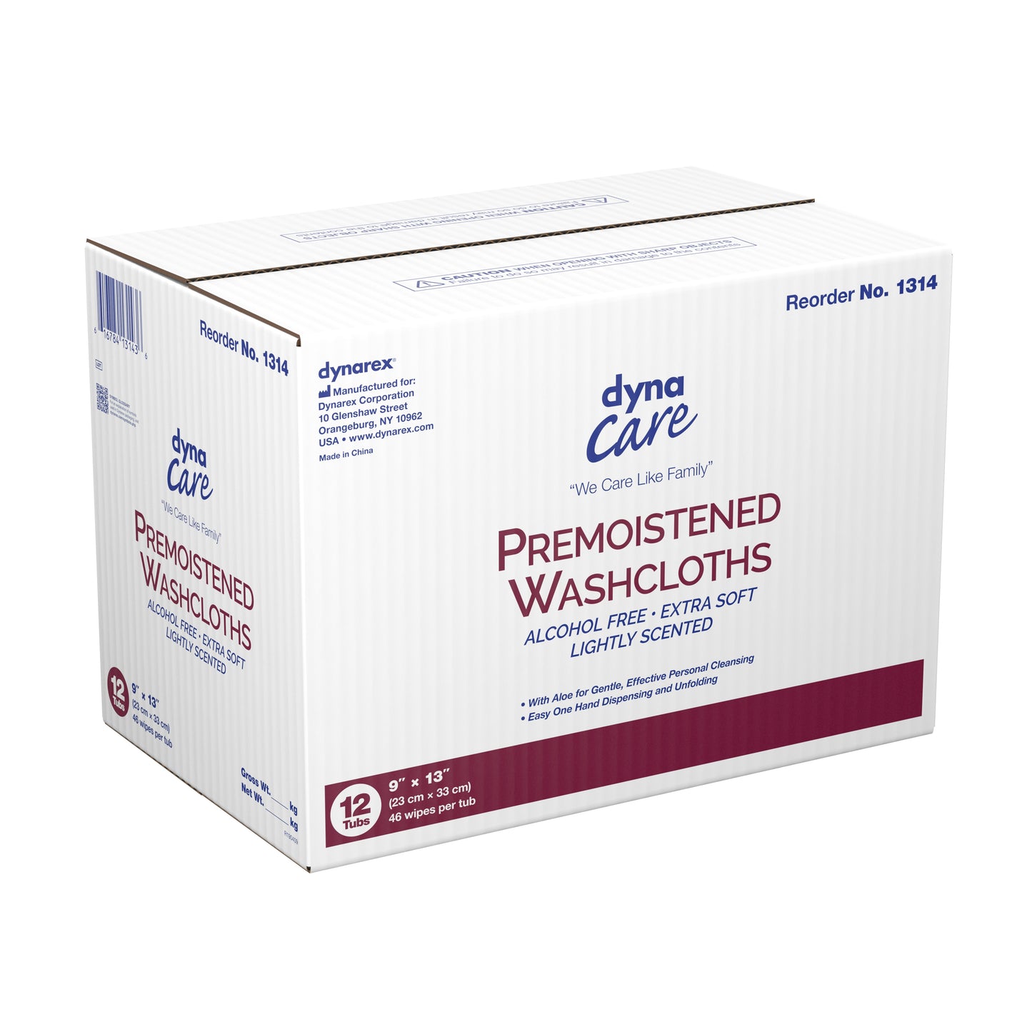 DynaCare Personal Cleansing Wipe Tub Scented 46 Count (738835_PK)