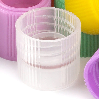 Globe Scientific Tube Closure Polypropylene Screw Cap Natural For Sample Tubes with External Threads NonSterile (711477_PK)