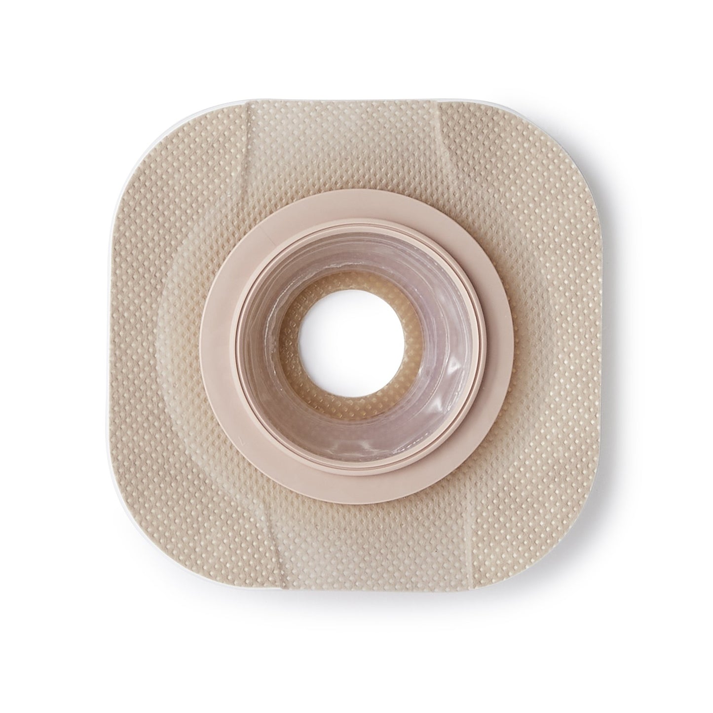 New Image™ CeraPlus™ Ostomy Barrier Precut, Extended Wear Adhesive Tape Borders 44 mm Flange Green Code System 7/8 Inch Opening (1158419_BX)