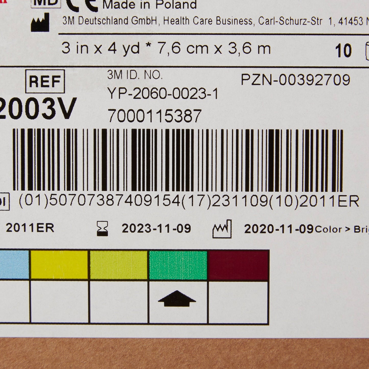 3M™ Scotchcast™ Plus Cast Tape 3 Inch X 12 Foot Fiberglass / Resin Bright Green (199242_EA)