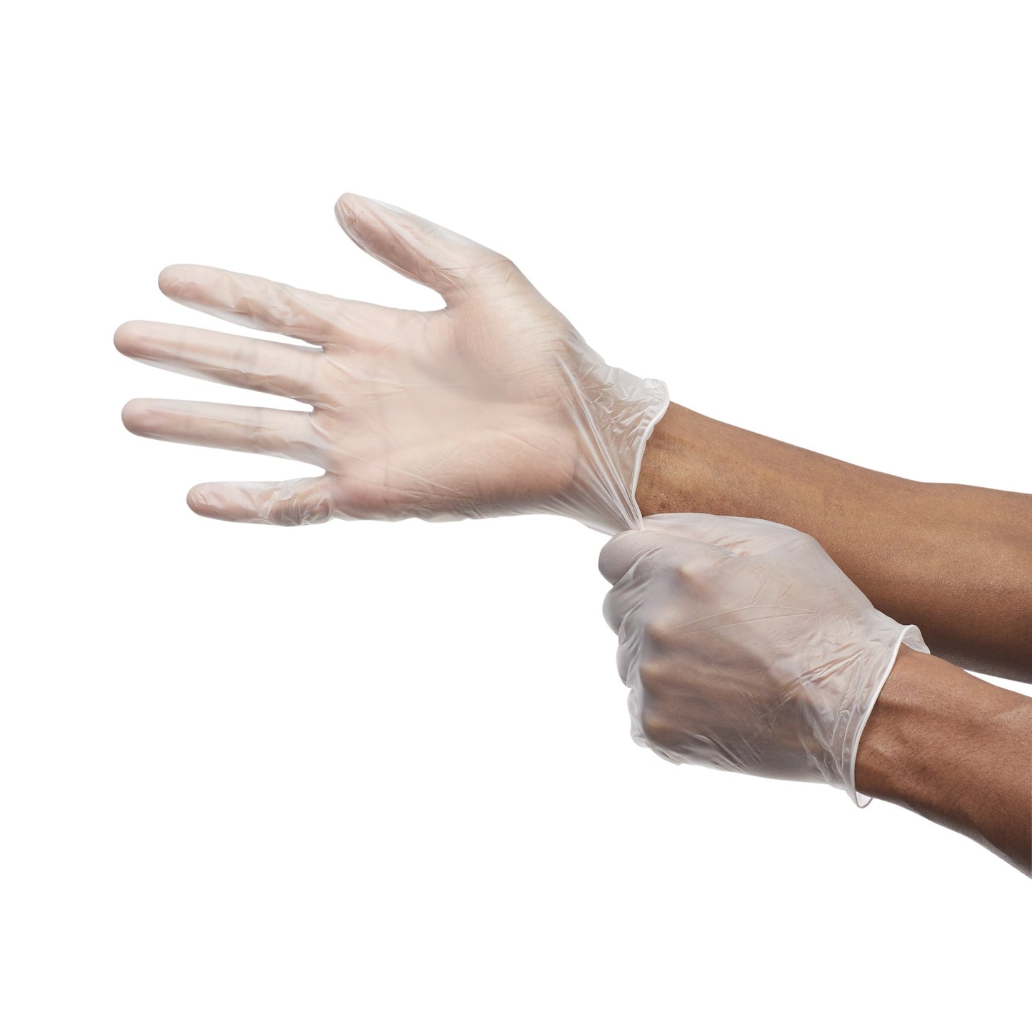 Trilon® Exam Glove X-Large NonSterile Vinyl Standard Cuff Length Smooth Clear Not Rated WITH PROP. 65 WARNING (287772_BX)