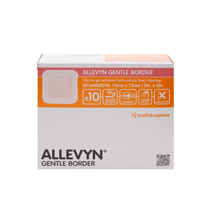Allevyn Gentle Border Foam Dressing 3 X 3 Inch With Border Film Backing Silicone Gel Adhesive Square Sterile (665772_EA)
