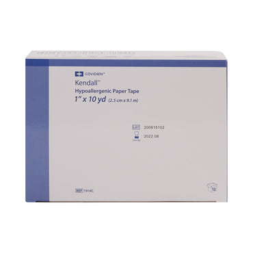 Kendall™ Hypoallergenic Hypoallergenic Medical Tape White 1 Inch X 10 Yard Paper NonSterile (696197_EA)