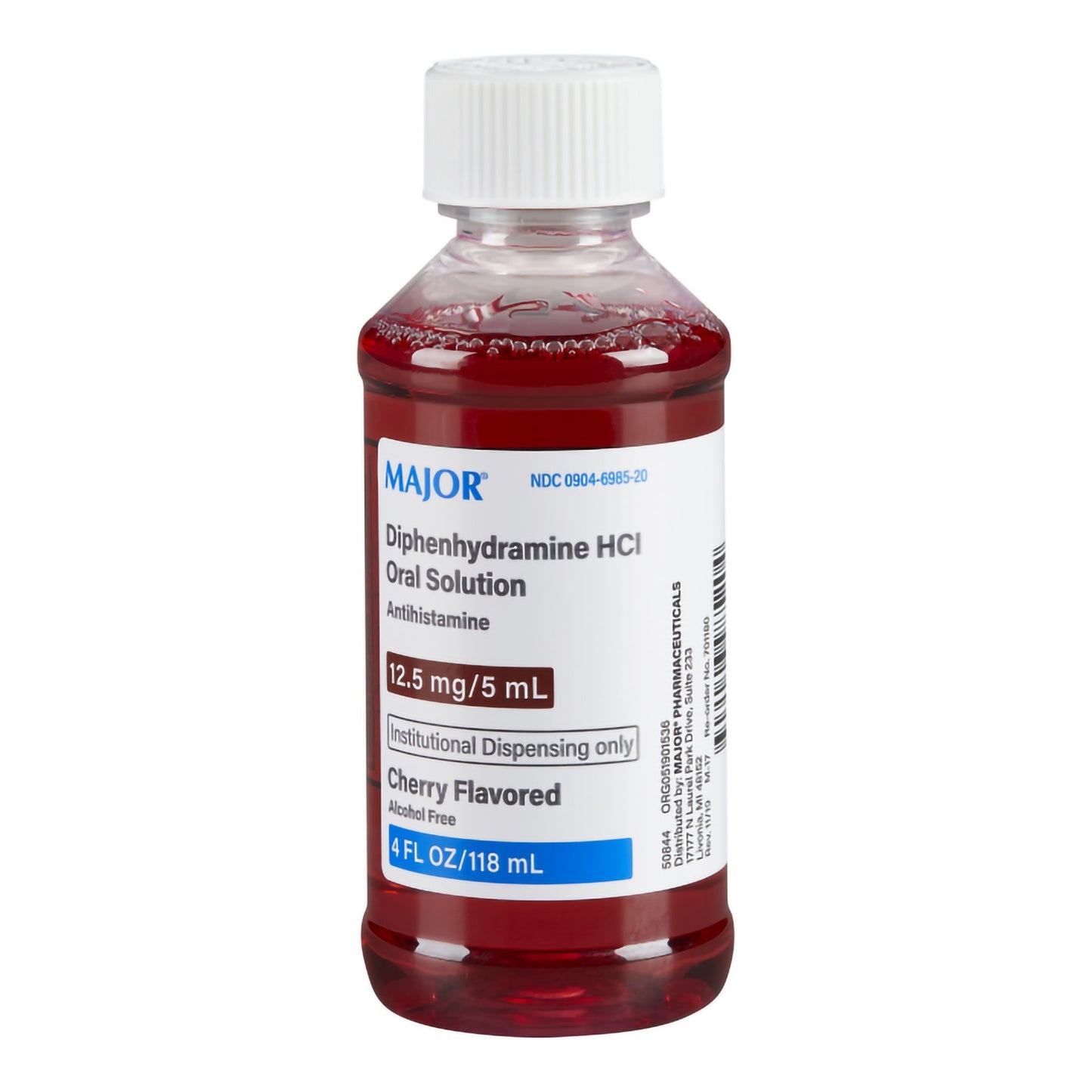 Major Pharmaceuticals Children's Allergy Relief 12.5 mg Strength Liquid 4 oz. (1213286_EA)