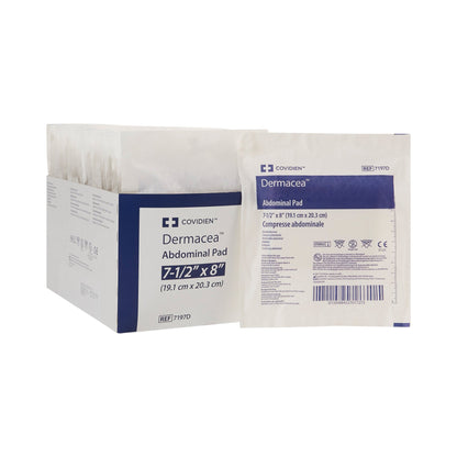 Dermacea™ Abdominal Pad 7-1/2 X 8 Inch Sterile 1 per Pack (566396_TR)