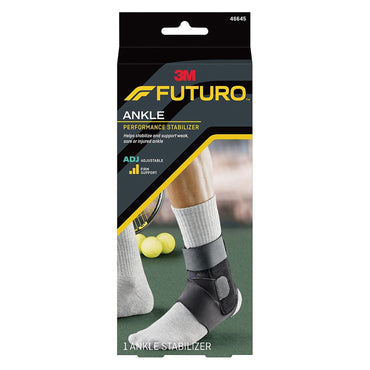 3M™ Futuro™ Sport Deluxe Ankle Stabilizer One Size Fits Most D-Ring / Hook and Loop Strap Closure Foot (971901_EA)