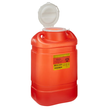 BD™ Sharps Container Red Base 18 H X 7-1/2 W X 10-1/2 D Inch Vertical Entry 5 Gallon (140851_EA)