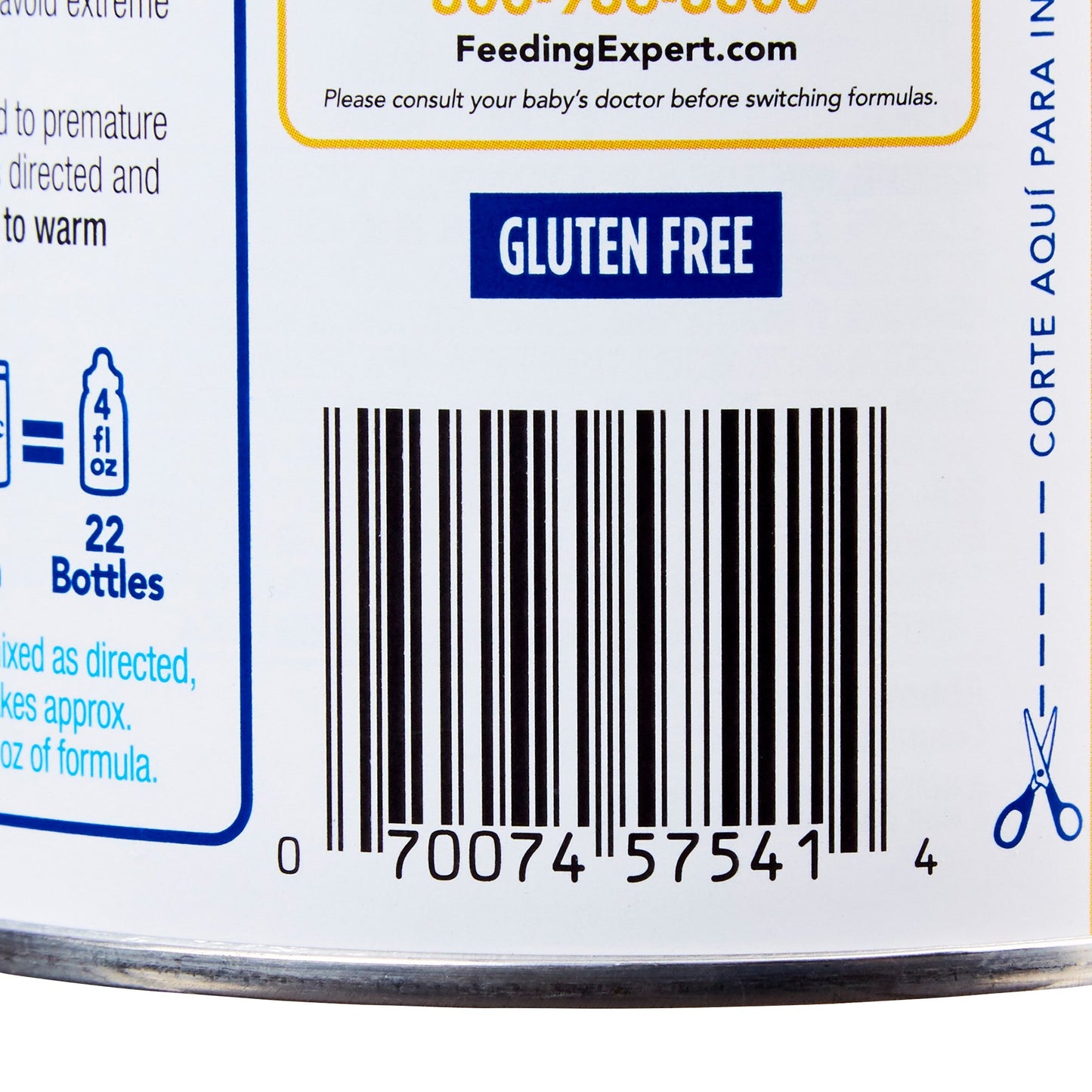 Similac Sensitive® Infant Formula Unflavored 12.5 oz. Can Powder Iron Lactose Sensitivity (746700_EA)