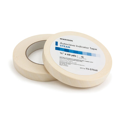 McKesson Steam Indicator Tape 3/4 Inch X 60 Yard Steam (524901_CS)