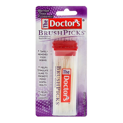 Doctor's® BrushPicks® Interdental Toothpick Unflavored (1231446_PK)