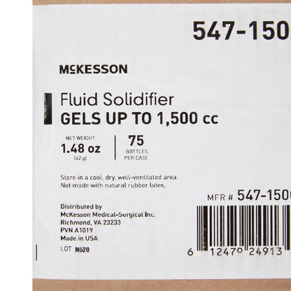 McKesson Fluid Solidifier 1,500 cc Bottle 1.69 oz. (1152097_EA)