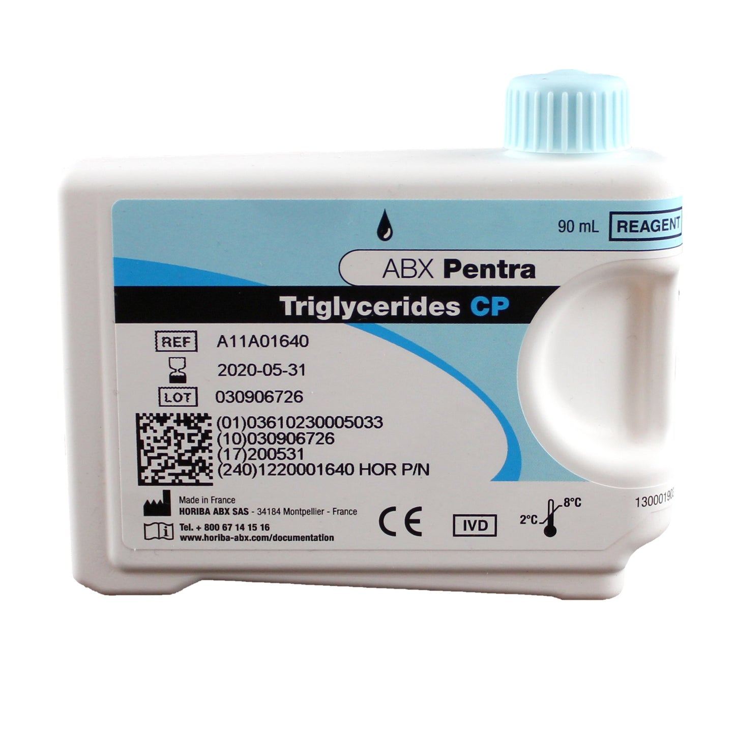 ABX Pentra™ General Chemistry Reagent Triglycerides For ABX Pentra 400 Clinical Chemistry Analyzer 327 Tests (721499_EA)