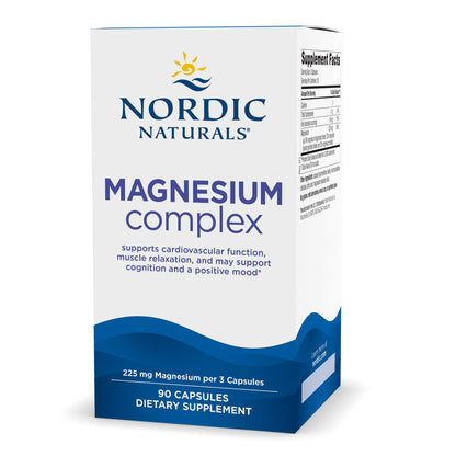 Nordic Naturals® Magnesium Complex Dietary Supplement Magnesium 225 mg Strength Capsule 90 per Bottle (1264953_BT)
