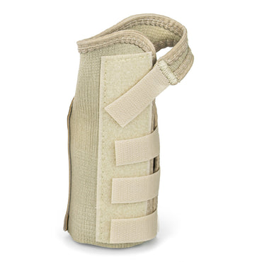 McKesson Wrist Brace Low Profile / Contoured / Wraparound Aluminum / Cotton / Elastic Left Hand Beige X-Small (1159152_EA)