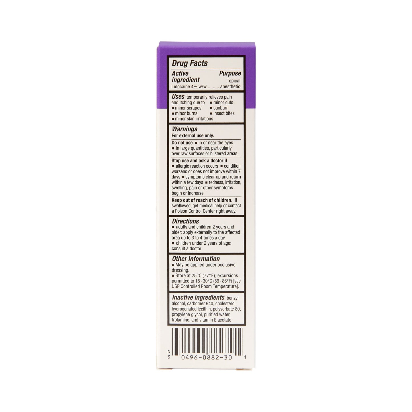LMX® 4 Topical Pain Relief 4% Strength Lidocaine Cream 1.05 oz. (473547_EA)