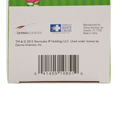 American® White Cross Stat Strip® Adhesive Strip 3/4 X 3 Inch Plastic Rectangle Kid Design (Strawberry Shortcake) Sterile (980580_CS)