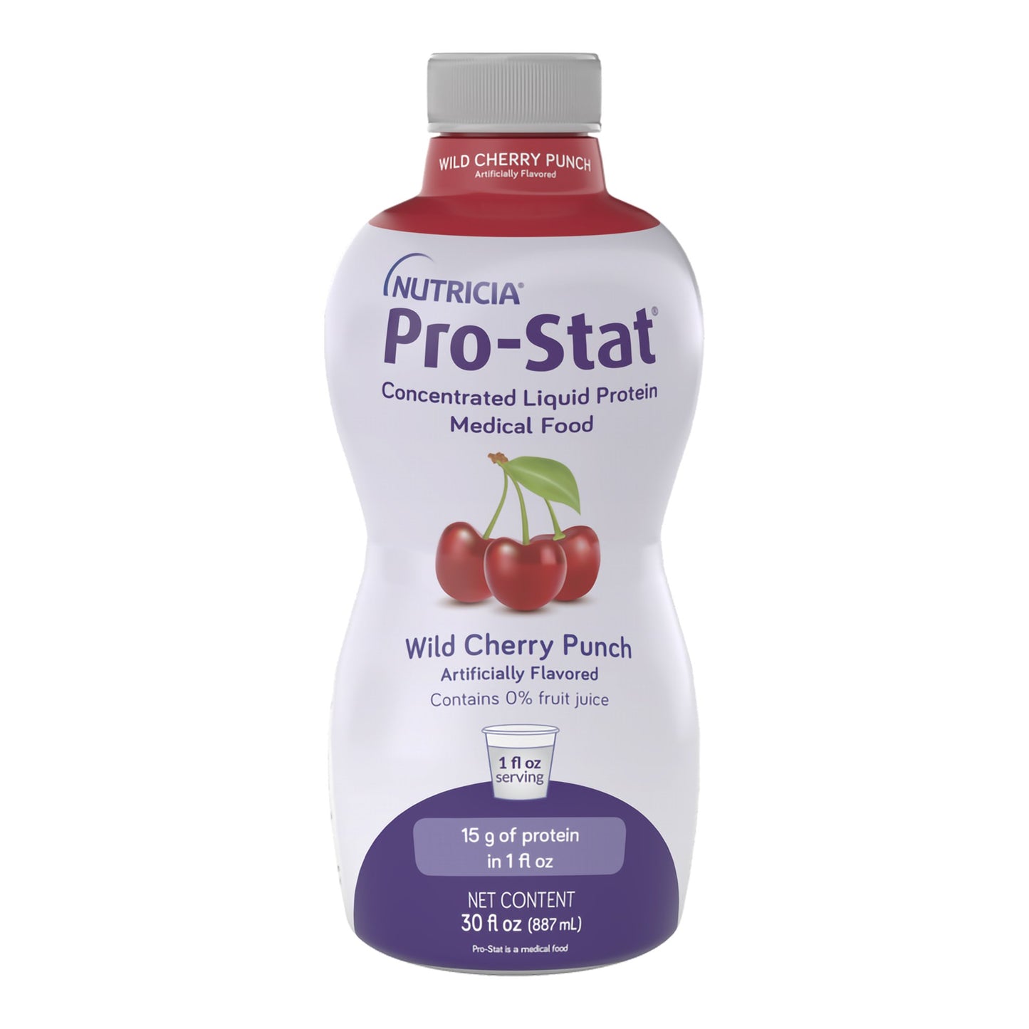 Pro-Stat® Oral Supplement Wild Cherry Punch Flavor Liquid 30 oz. Bottle (502031_CS)