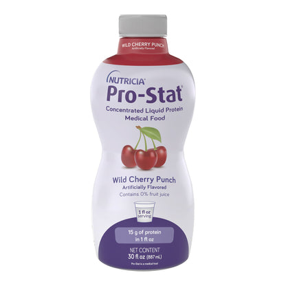 Pro-Stat® Oral Supplement Wild Cherry Punch Flavor Liquid 30 oz. Bottle (502031_CS)