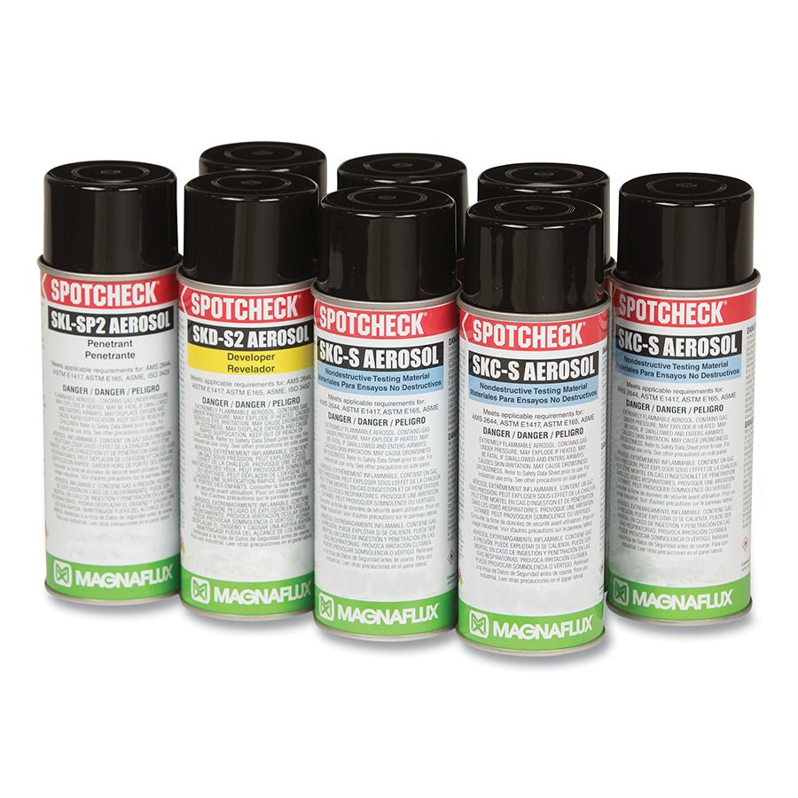 Magnaflux Sk-816 Spotcheck Kit(2 Skl-sp1/2" Skd-s2/4 Skc-s) (387-01-5920-48)