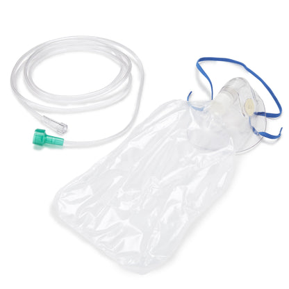 McKesson NonRebreather Oxygen Mask Elongated Style Adult One Size Fits Most Adjustable Head Strap (1052548_EA)