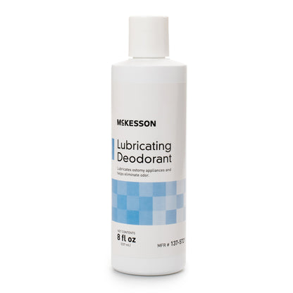 McKesson Lubricating Ostomy Appliance Deodorant Lubricating, 8 oz., Squeeze Bottle, Unscented (1081293_EA)