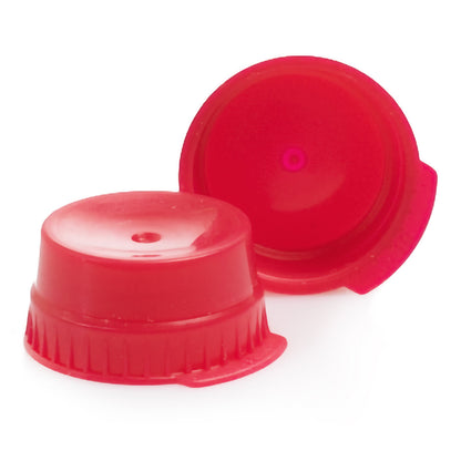 McKesson Tube Closure Polyethylene Snap Cap Red 16 mm For Use with 16 mm Blood Drawing Tubes, Glass Test Tubes, Plastic Culture Tubes NonSterile (1082107_BG)